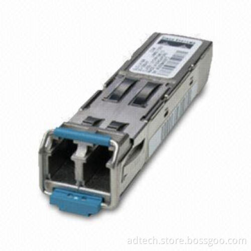 SFP module transceiver, 1.25GB, with duplex LC connector and 3.3V power supply